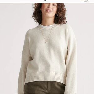 LN Quince Boyfriend Sweater-S